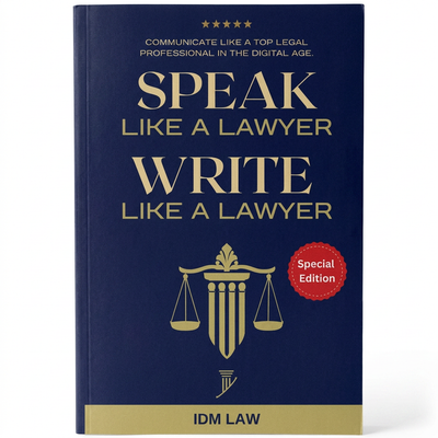 Speak Like a Lawyer, Write Like a Lawyer