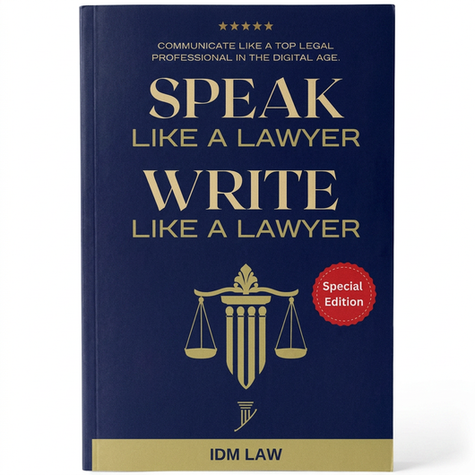 Speak Like a Lawyer, Write Like a Lawyer