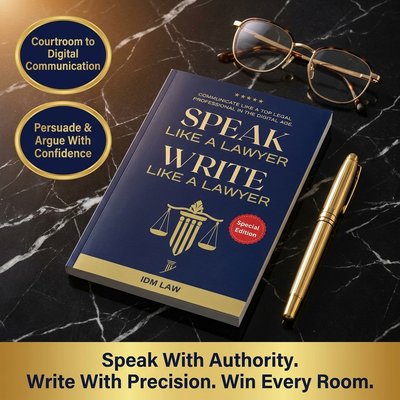 Speak Like a Lawyer, Write Like a Lawyer