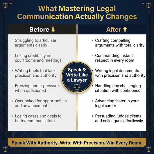 Speak Like a Lawyer, Write Like a Lawyer